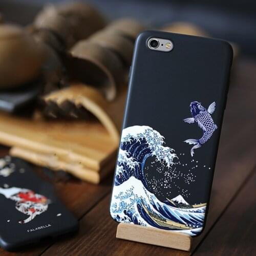 For iPhoneSE 2020 7 8 6 6s Plus Case Embossed 3D Relief Matte Soft Back Cover LICOERS Official Case for iPhone 7Plus 8Plus Funda