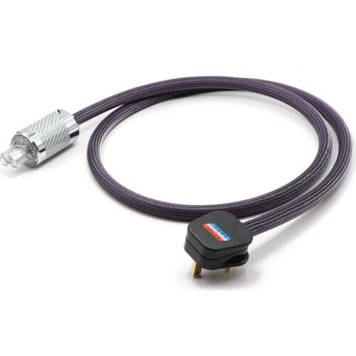 AC-313 HIFI UK Power Cable UK Mains Lead For AMP CD player Audio Visual & Hi-Fi Equipment