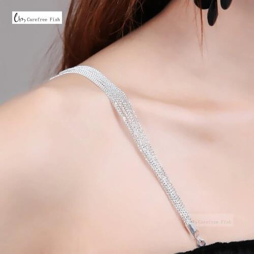 Tassel metal shoulder strap diamond shoulder strap rhinestone shoulder strap invisible Underwear bra straps