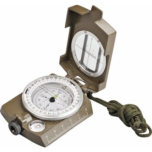 Multifunctional Compass, Outdoor Directional Cross-Country Compass, Geological Compass, Luminous and Waterproof, Outdoor Compass