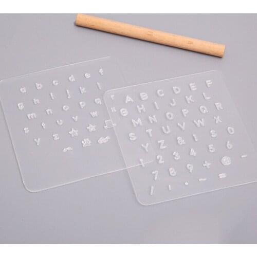 Plastic Leather Stamping Punch Alphabet Numbers Stamp Set Leather Tools Leather Printing Punching Tools Leathercraft