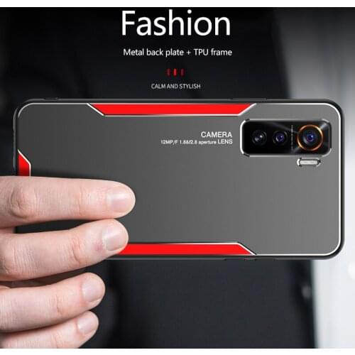 Aluminum Alloy Phone Case for Vivo Iqoo 5 Pro Case Cover Hard Metal Back Panel Shockproof Case for Vivo Iqoo 5 5 Pro