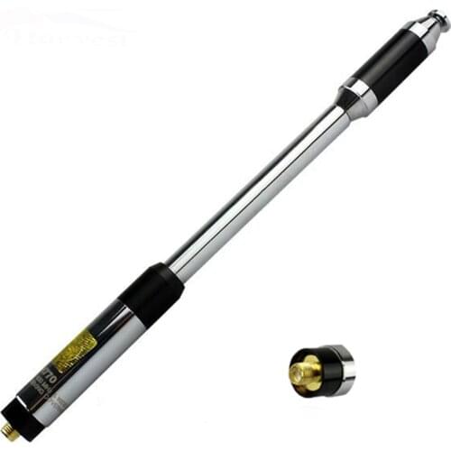 RH-770 Dual Band 144/430MHz High Gain SMA-Female Telescopic Antenna For BAOFENG UV-5R UV-82 BF-888S WALKIE TALKIE RH770