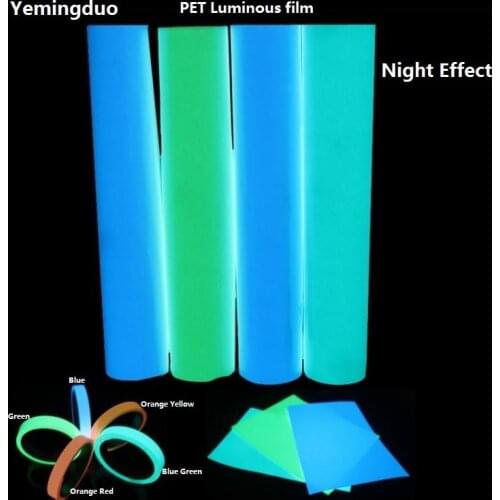 60cm*1M Luminous Tape Self-adhesive Glowing Night /Dark Safety Stage Striking Warning Safety Tape