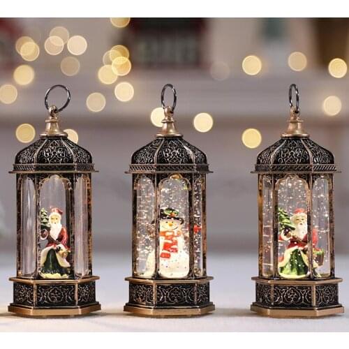Taoup Noel LED Christmas Lights Merry Christmas Decoration for Home Christmas Ornaments Candle Xmas Lights Navidad Santa Claus