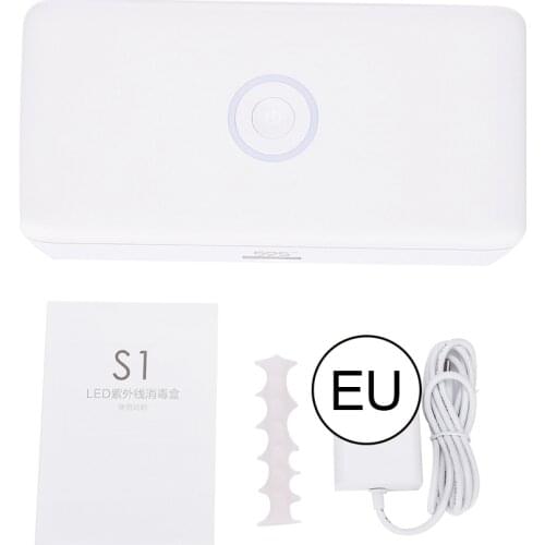 Upgraded Sterilizer Portable Makeup Tools Cleaning Set UV Sterilizer Disinfection Device Lamp Set EU Plug