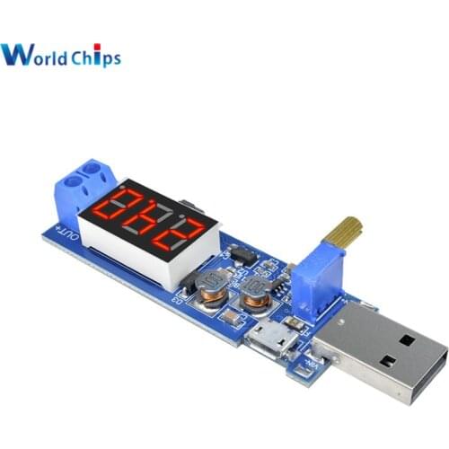 USB Step UP Step Down DC-DC 5V to 3.5V / 12V Power Supply Module Adjustable Boost Buck Converter Out DC 1.2V-24V Step UP / Down