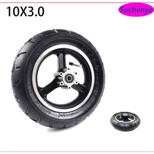 10 inch HOTA tire 80/65-6 outer tyre tubeless rubber and alloy wheel hub for electric motorcycle scooter 10x3.0 tyre