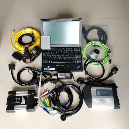 2in1 V12/2020 Software in 1TB SSD and Used Laptop X201 I7 8G for Auto Diagnosis Tools Wifi Icom Next MB Star C4 SD C4