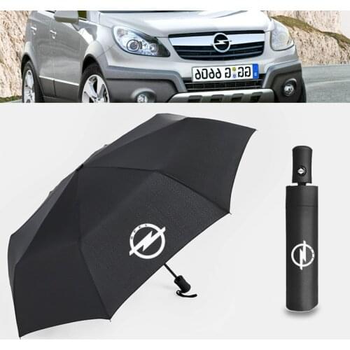 2021 Car Logo Fully Automatic Folding Sunshade Umbrella For Opel Toyota Cadillac Subaru Hyundai Buick BMW Benz Audi Honda Volvo