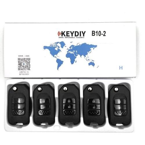 5pcs KEYDIY KD900 B Series Remote Control KD B10-2 Key for KD900+ Key Programmer URG200 Machine