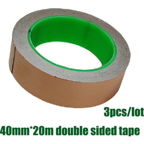 The bigger width 40mm*20m conductive copper foil tape double sided conductive tape