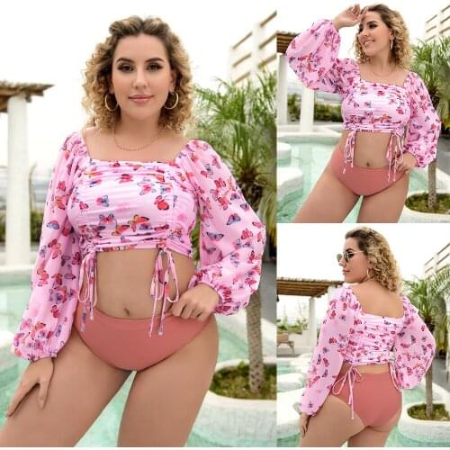 Women Girl‘s Swimsuit Bikini Tankinis Bikinis Swimwear Sexy Bathing Separate Plus Large Size Two Piece Beachwear Biquini Female