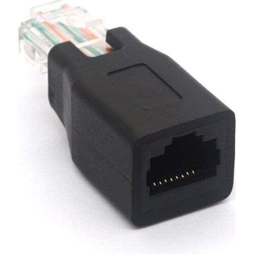 1pcs RJ45 Ethernet Adapter 8P8C FTP STP UTP Crossover Rj45 Male to Female Lan Network Extension Connector for Cat 6 5e 5