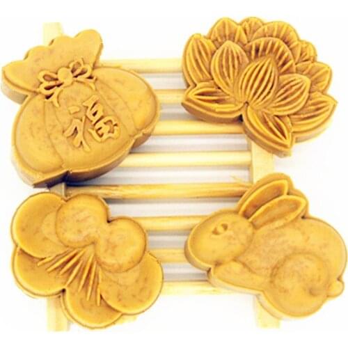 Cantonese style ice skin moon cake mold various pastry molds silicone Diy baking tools