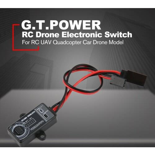 G.T.POWER 14A/5V-10V Remote Controller Electronic Switch RC Parts with LCD Display for RC UAV Quadcopter Car Drone Model