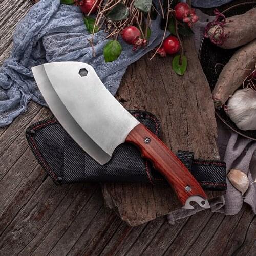 Pocket Chopping Knife Outdoor Camping Knife Bottle Opener Broken Window Cutting Vegetables Meat Mini Portable Cover Sleeves