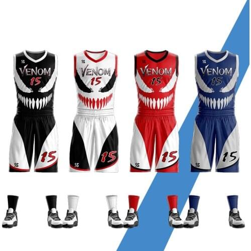 2019 Customize mens basketball jersey sets sport Kits Youth Sports Clothing wholesale Breathable Customized College Team Jerseys