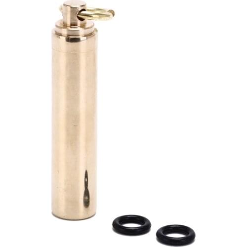 1PCS Worldwide Keychain Pill Box WaterProof Aluminum Drug Pill Cases Bottle Holder Container For Medicines Pillbox