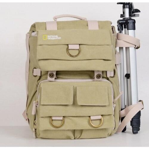 National Geographic NG5160 Leather Camera Bag Backpacks Large Capacity Laptop Carry Bag For Digital Video Camera Travel Bag
