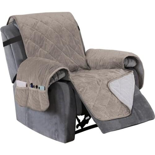 Recliner Sofa Cushion Quilted Thick Velvet Plush Recliner Chair Cover Mat Furniture Protector Couch Cover Pet sofa Cushion