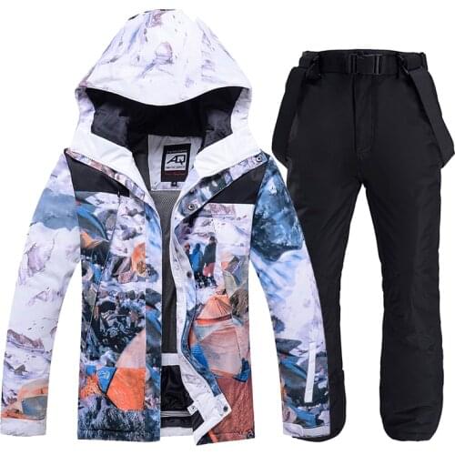 Ski Suit For Women Windproof Thick Warm Ski Jacket Pants Set Female Waterproof Snowboard Jackets Snow Costumes Outdoor Wear
