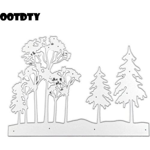 Forest Metal Cutting Dies Stencil DIY Scrapbooking Album Stamp Paper Card Embossing Crafts Decor New for 2020