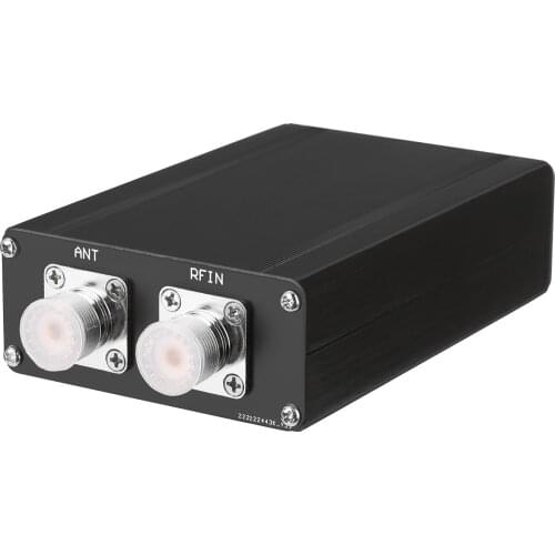 Mini Shortwave Automatic Antenna Tuner ATU-100 EXT 1.8-55MHz 100W Open Source Shortwave Auto Antenna Tuner with Metal Assembled