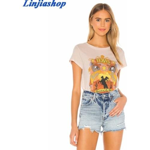 Fashion T-shirt girl high quality soft cotton fabric summer tops women chic casual apricot tees easy fit femme vestidos