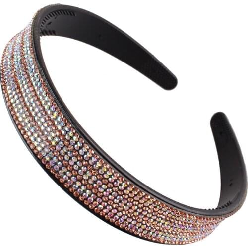 Fashion New Crystal Headband Girls Women Rhinestone Hairbands Women Wedding Headwear Hair Accessories