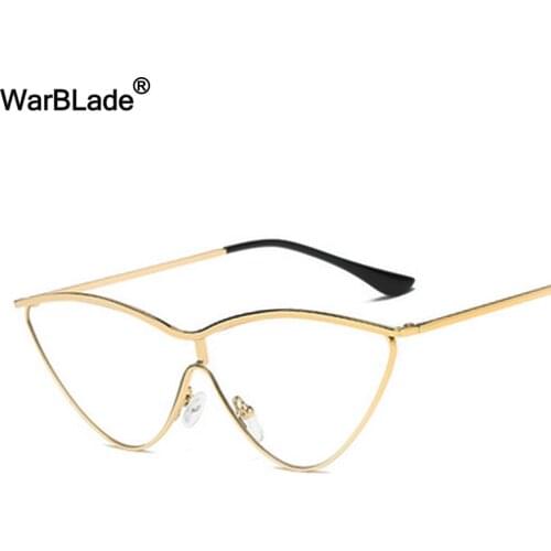 Fashion Brand Cat Eye Glasses Women Clear Lens Eyeglasses Retro Eyewear High Quality Vintage Optical Glasses Oculos WarBLade