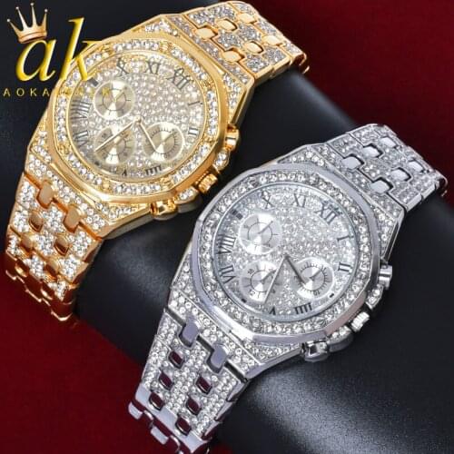 23cm Mens watch Gold Color Big Dial Military Business Waterproof Wrist Watches Quartz Clock Jewelry