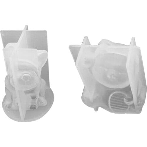 DIY Crystal Drop Glue Three-Dimensional Method Beckoning Cat Mirror Manual Setting Silicone Mold