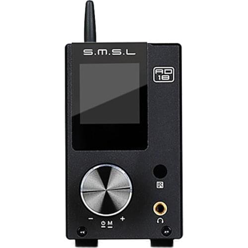 SMSL AD18 HI FI USB DAC Bluetooth 4.2 Amplifier， 80W Audio Digital Stereo Power Amplifier，with Remote Control