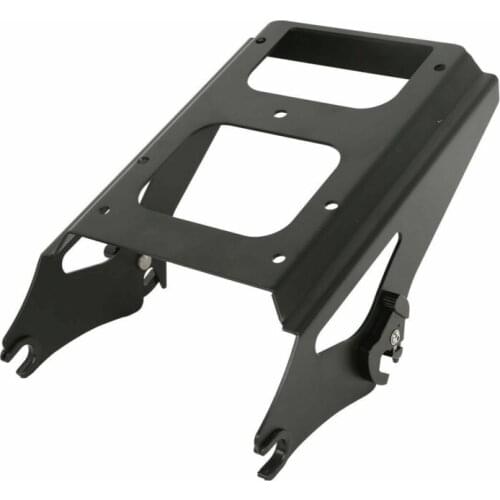 Motorcycle Detachable Two Up Luggage Rack 4 Point Docking Hardware Kit For Harley Tour PakTouring Road King Glide 2009-2013