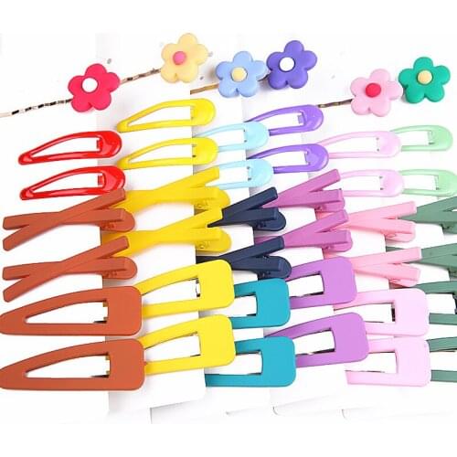 Infant Girls Barrette Hairpin Headdress Accessories Beauty Styling Tools New Arrival Lovely Baby Girls Print Flower Hair Clips