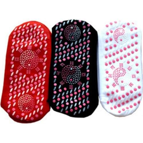 Women Men Tourmaline Self Heating Socks Help Warm Cold Feet Comfort Self-Heating Health Care Socks Magnetic Massage Socks