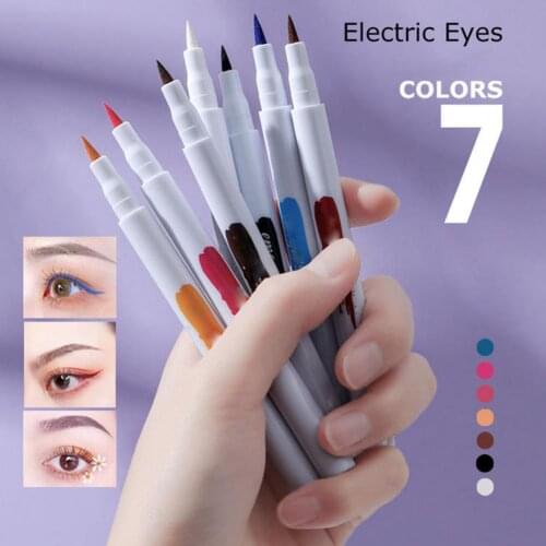 Liquid Eyeliner Water-proof Anti-coagulation Synthetic Long Lasting Liquid Eyeliner Eye Liner Pencil Eyeliner Stamp Eye Makeup