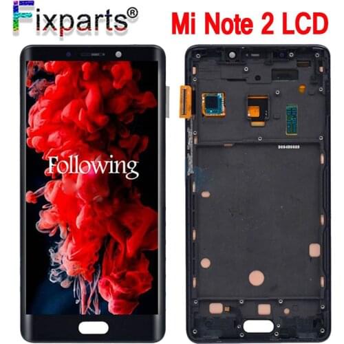 For Xiaomi Mi Note 2 LCD Display Touch Screen Digitizer Assembly Note2 Display For 5.7" Xiaomi Mi Note 2 LCD Replacement