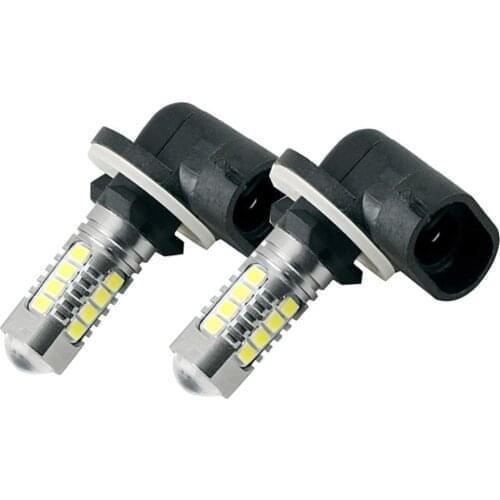 100Pcs/Lot High Power DRL Lamps 6500K White 30SMD 4014 881 880 LED Replacement Bulbs For Car Fog Lights Running Lights 12V