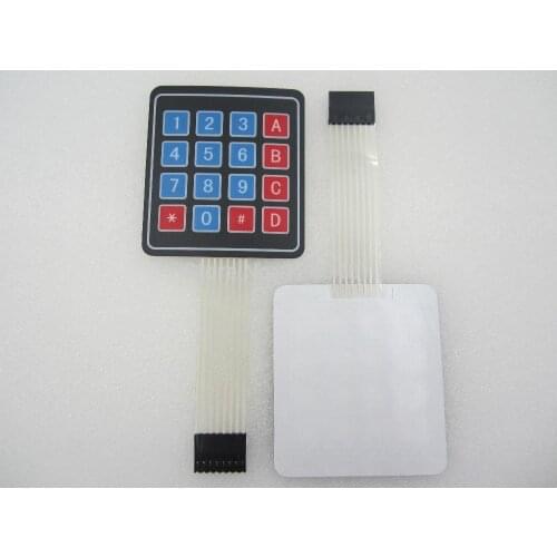 4 x 4 Matrix Keypad Membrane Switch 8 pins connector SCM Outside enlarge Keypad