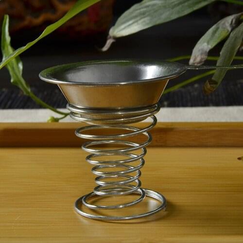 Free shipping top quality stainless steel filter tea accessories, coffee&tea infuser with Stainless steel spring