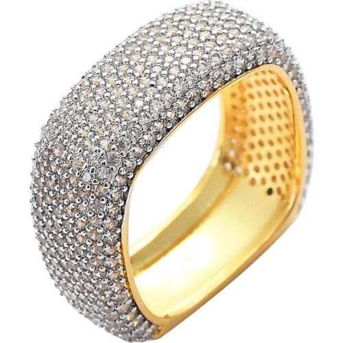 BWAVKE Rings With Cubic Zirkonia For Women