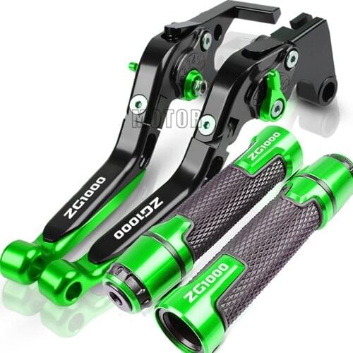 Motorcycle CNC Brake Clutch Levers Handlebar Grip Handle Hand Grips For Kawasaki ZG1000 CONCOURS 1992 1993 1994 1995 1996-2006