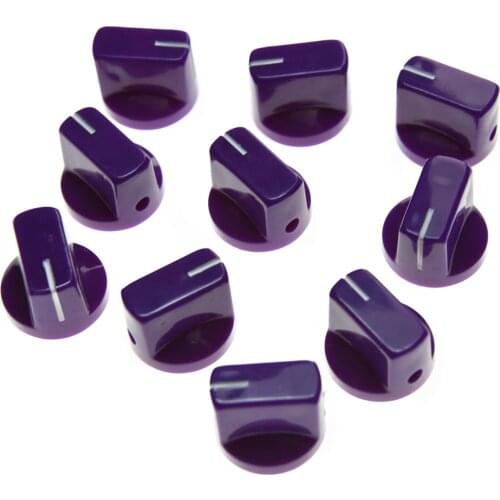 KAISH 10x Guitar AMP Effect Pedal Knobs Davies 1510 Style Pointer Knob Purple