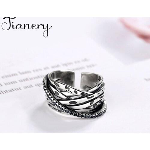 Summer Bohemian Ethnic Irregular Chains Ring For Women Female Fashion Finger Rings Korean Girl Party Gift Gothic Jewelry