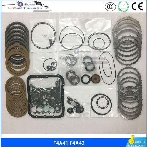 F4A41 F4A42 F4A4B Transmission Master Rebuild Kit Overhaul For MITSUBISHI friction clutch plate kit & Steel Kit