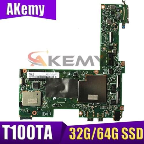 T100TA TMotherboard For Asus Transformer T100T T100TA Tablet Mainboard 32GB/64GB SSD Atom 1.33Ghz CPU Rev 2.0 Test OK