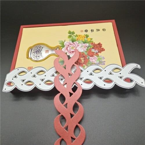 Lace Bookmark Metal Cutting Dies for Scrapbooking Handmade Tools Mold Cut Stencil New DIY Card Make Mould Model Craft Decoration