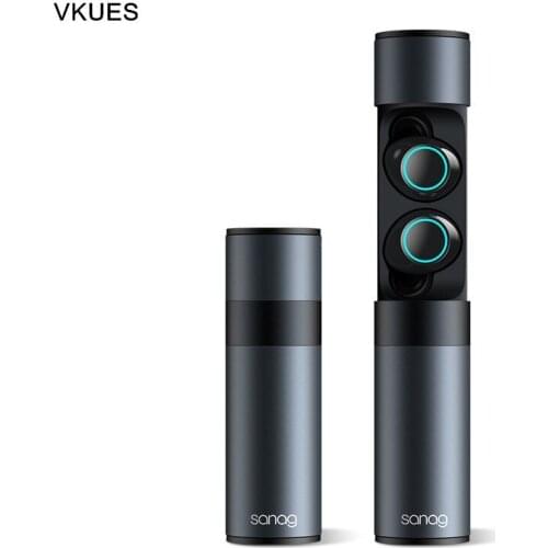 New TWS5.0 Wireless IPX7 Waterproof Touchpad J1 Wireless Earphones Mini Bluetooth Stereo Earbuds with Cylindrical Charging Box